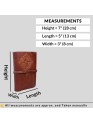 Genuine Leather Bound Brown Journal Handmade Diary Sketchers Writting Notebook